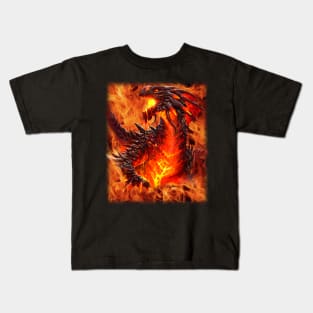 Flames of Destruction Kids T-Shirt